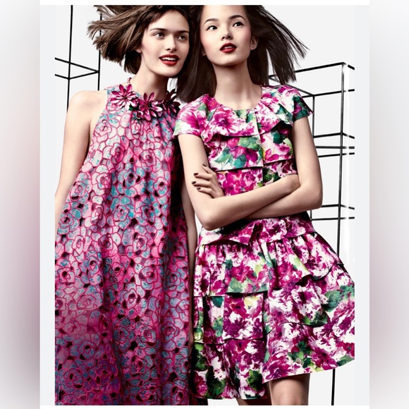 Oscar de la Renta Floral Silk Runway Dress - VIP owned♦️$8400 Retail♦️LAST CALL - Picture 3 of 8